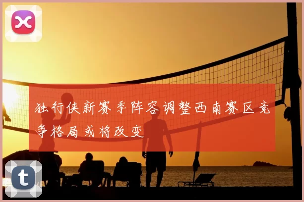 独行侠新赛季阵容调整西南赛区竞争格局或将改变