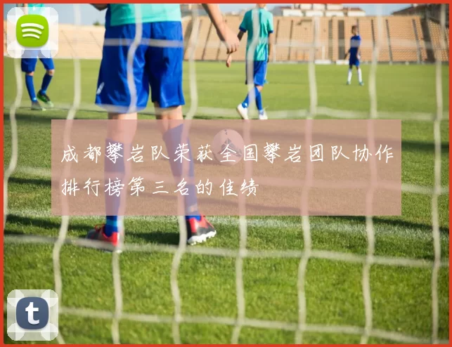 成都攀岩队荣获全国攀岩团队协作排行榜第三名的佳绩